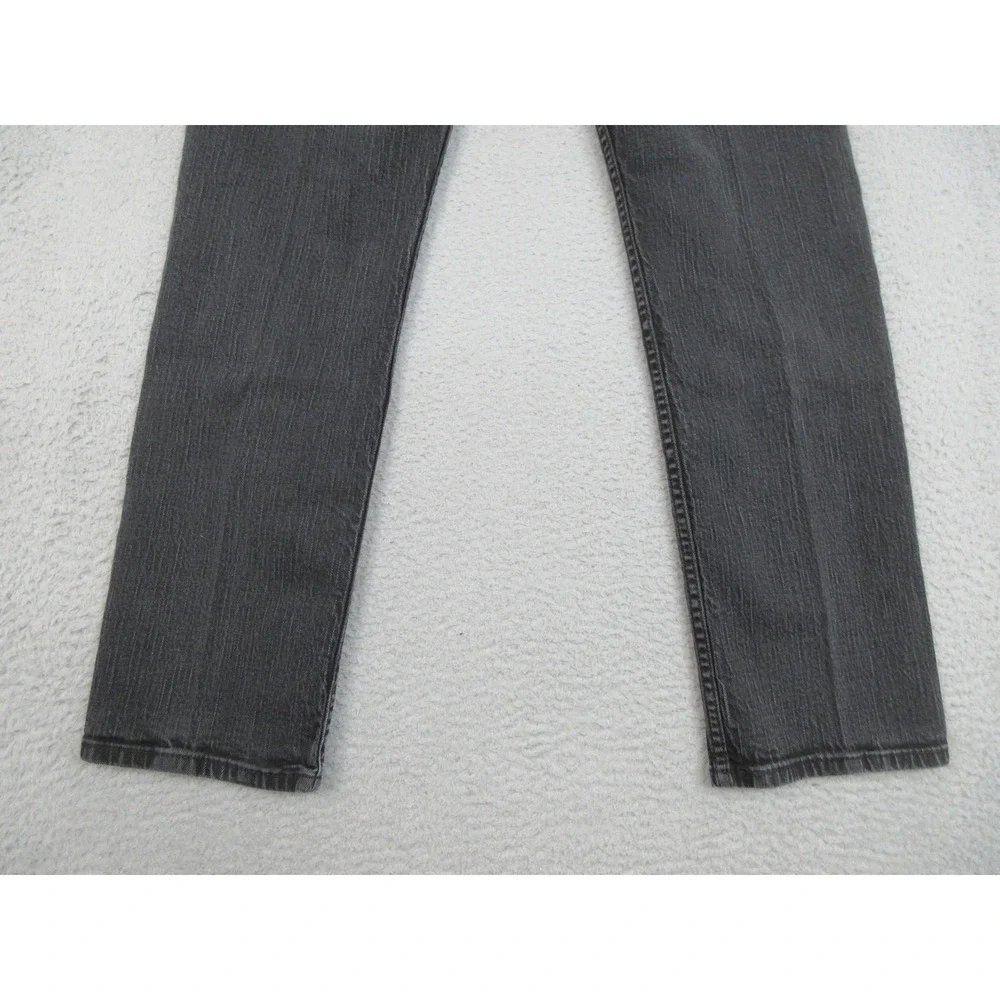 Levis 514 Jeans Mens 31x28 Gray Denim Straight Leg Stretch Low Rise Tagged 33x30